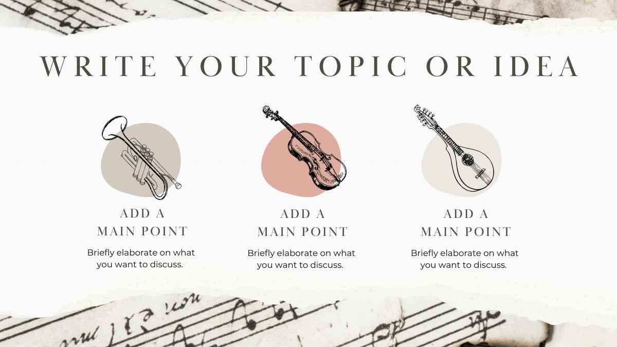 クラシック音楽の歴史の白と茶色のエレガントな教育的な - slide 8