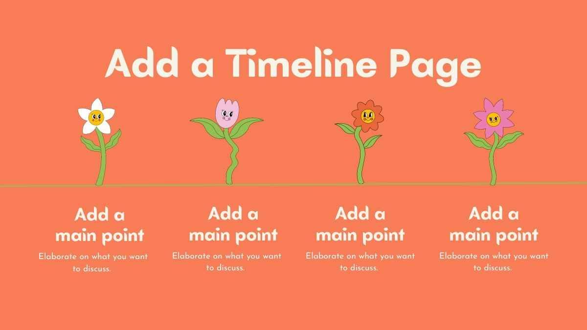 Cuaderno Online Presentación Ilustrativa Naranja y Verde - slide 9