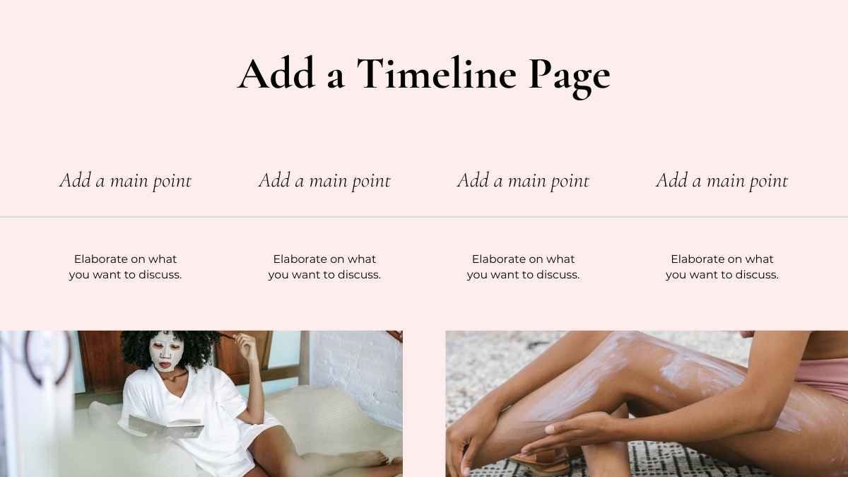 Newsletter e cor-de-rosa sobre cuidados pessoais minimalista e elegante em tons pastel - slide 7