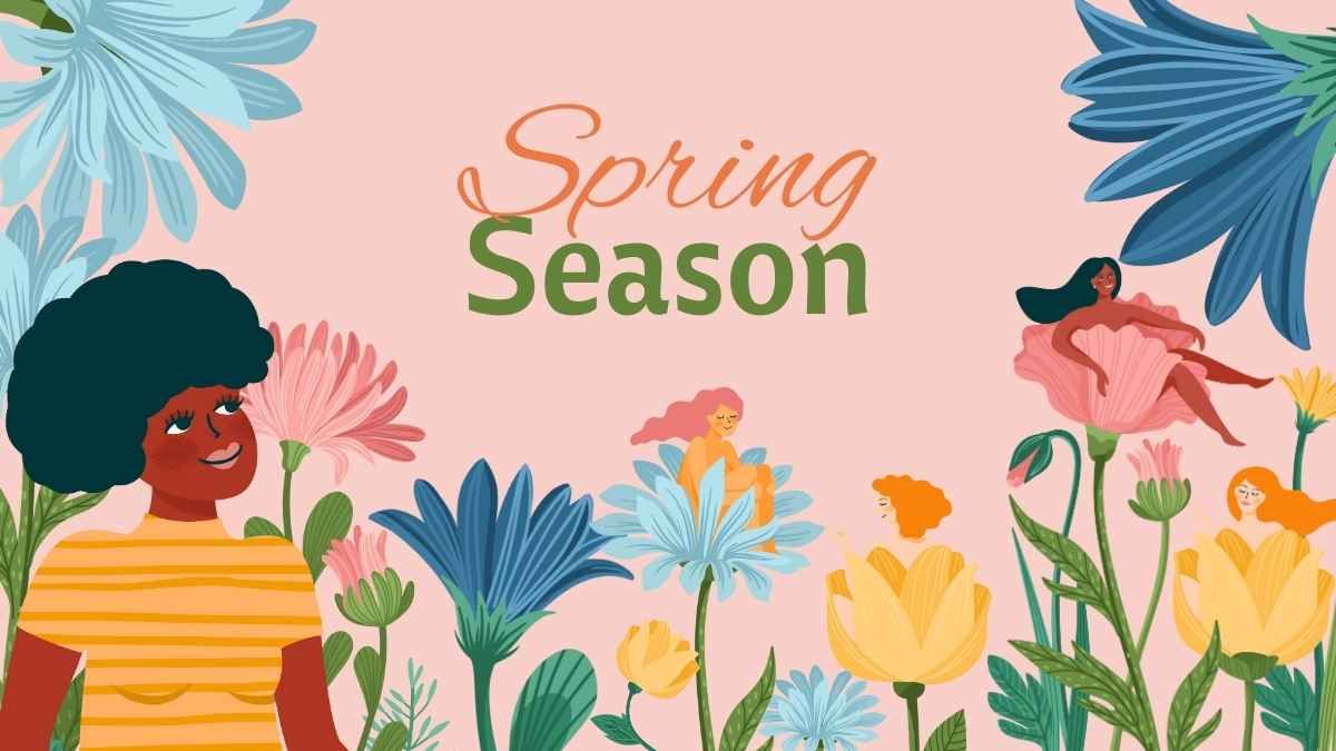 Spring Season Illustrative - slide 0