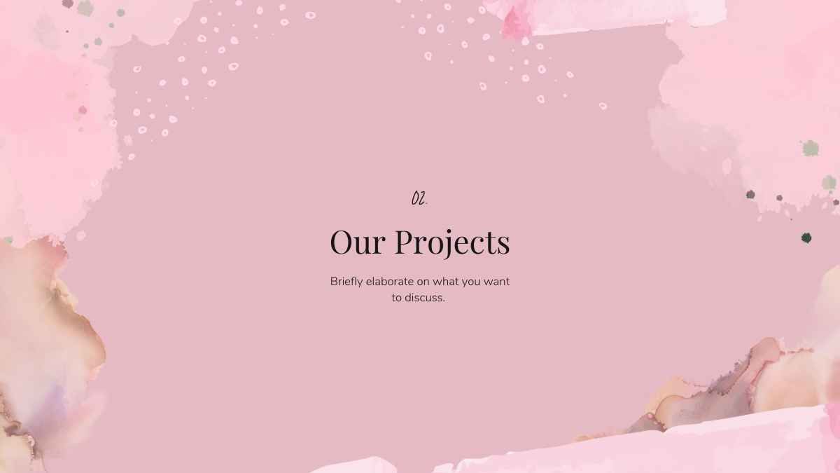Portfólio de aliança de casamento Pink Elegant Business - slide 13