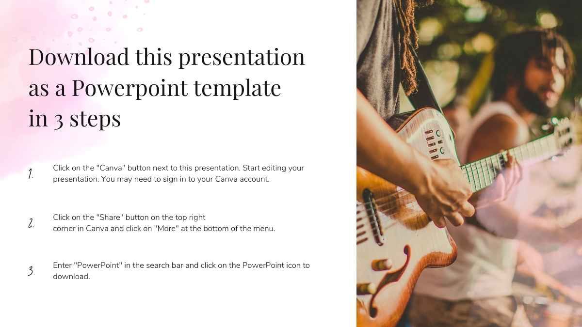 Wedding Band Portfolio White and Pink Elegant Business Presentation - slide 2