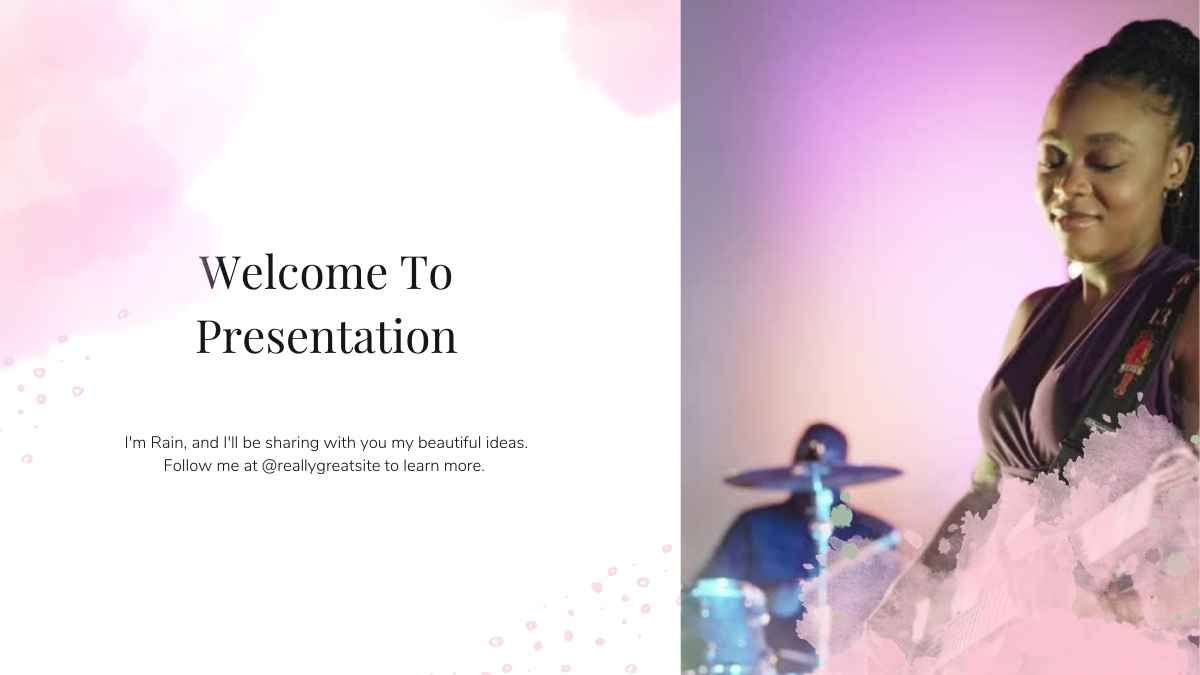 Portafolio de Banda de Bodas Elegante en Rosa para Negocios - diapositiva 6