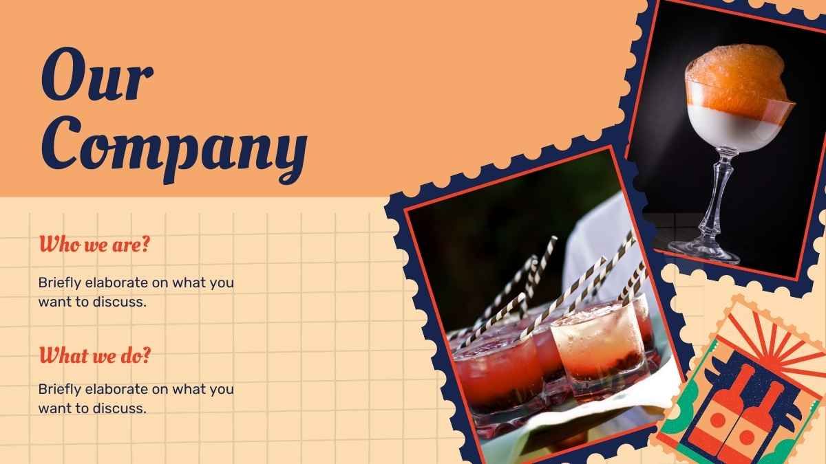 Presentación de negocio de alimentos y bebidas estilo vintage - diapositiva 5