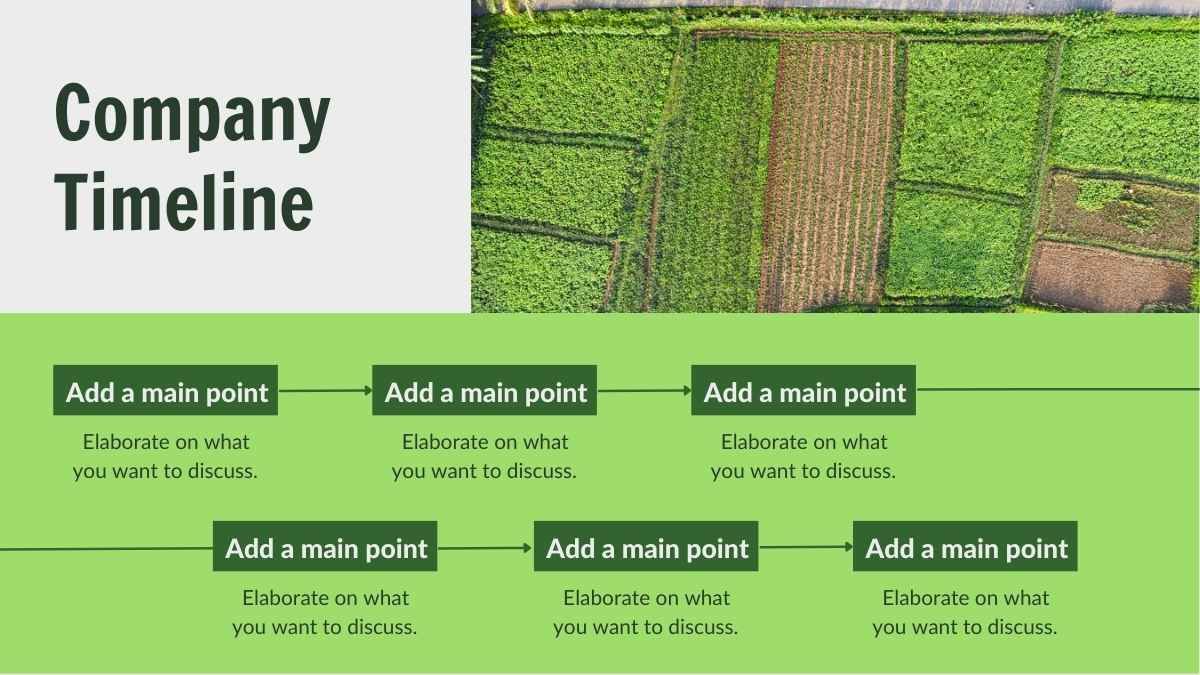 Apresentação do plano de negócios agrícola e minimalista - slide 7