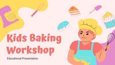 Apresentação do workshop de padaria para crianças