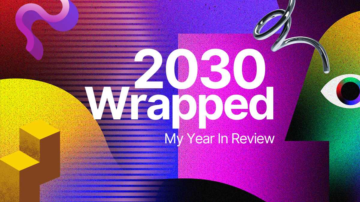 Modern Gradient 2025 Wrapped Presentation - slide 1