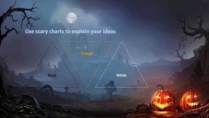 Plantilla para presentación de Halloween con Casa Encantada - diapositiva 11