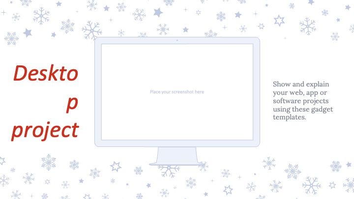 Plantilla para presentación Navidad blanca elegante - diapositiva 20