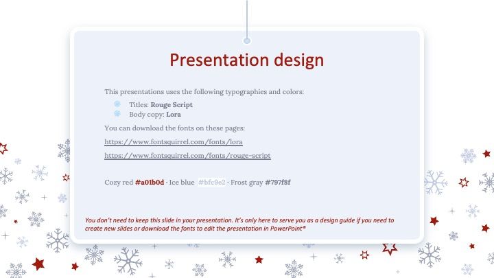 Plantilla para presentación Navidad blanca elegante - diapositiva 23