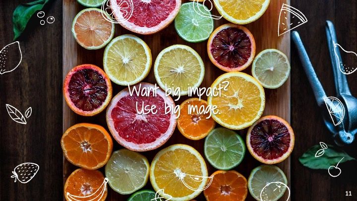Frutas coloridas - slide 10