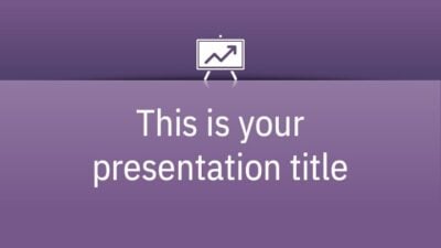 Slides Profissionais em Roxo