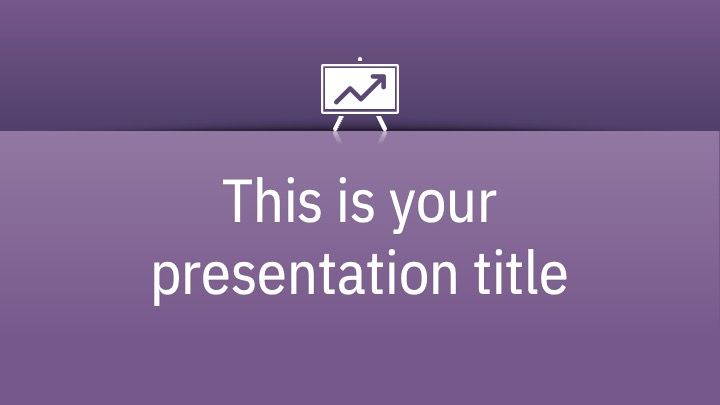 Plantilla para presentación violeta profesional - diapositiva 0