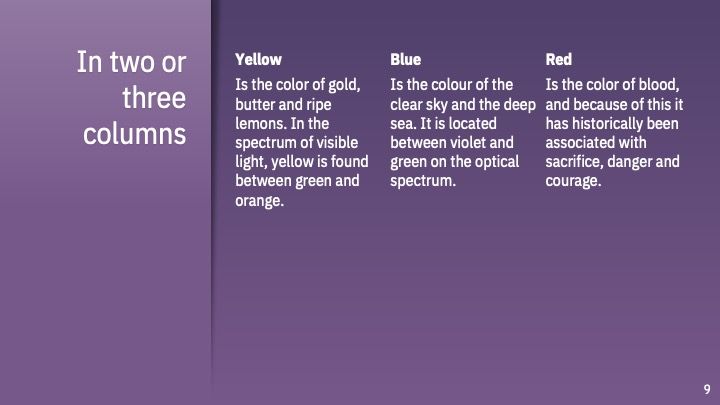 Professional Purple - slide 8