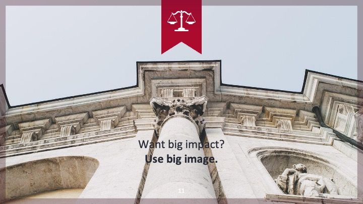 Plantilla para presentación formal sobre Ley y Justicia - diapositiva 10