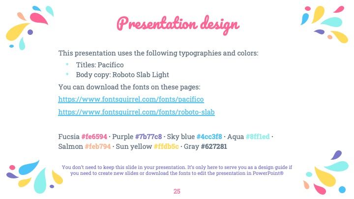 Plantilla para presentación orgánica multicolor - diapositiva 24