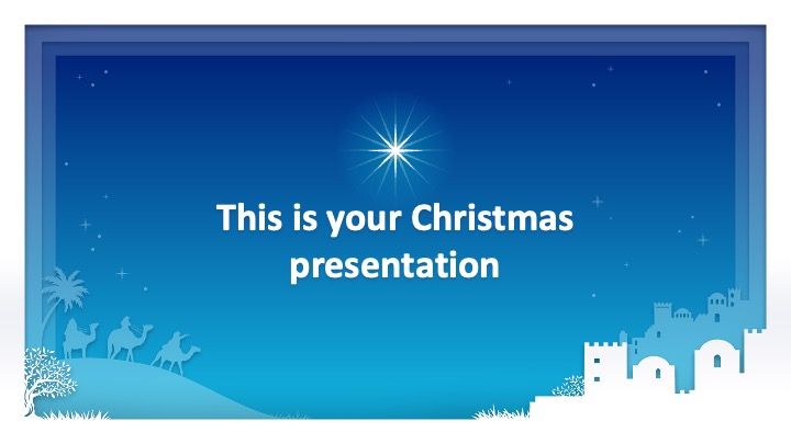 2018年クリスマスプレゼンテーションテンプレート - slide 0