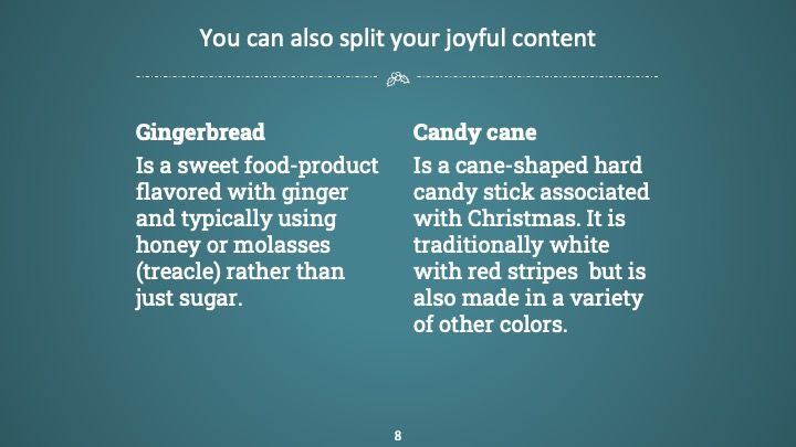 2014年クリスマスプレゼンテーションテンプレート - slide 7