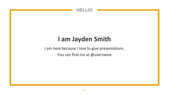 Orange Professional Slides - slide 3