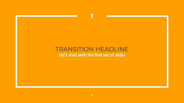 Orange Professional Slides - slide 4