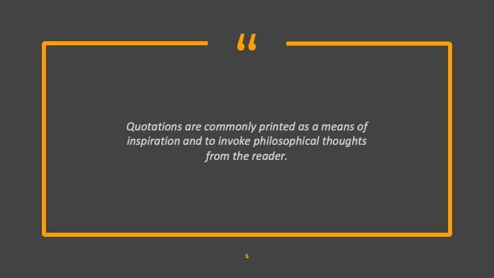 Orange Professional Slides - slide 5