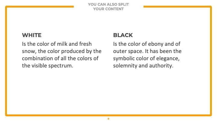Orange Professional Slides - slide 8