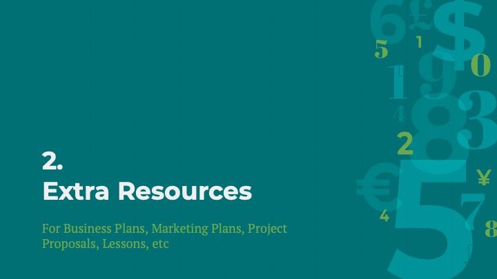 Modelo de apresentação verde de finanças - slide 25