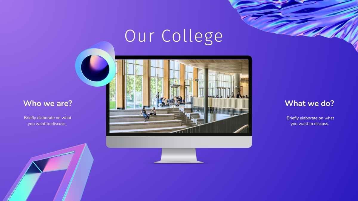 3D Computer Science College Presentation - slide 5