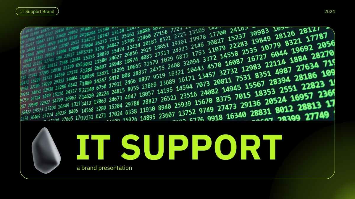 Green IT Support Company Brand Slides - slide 1