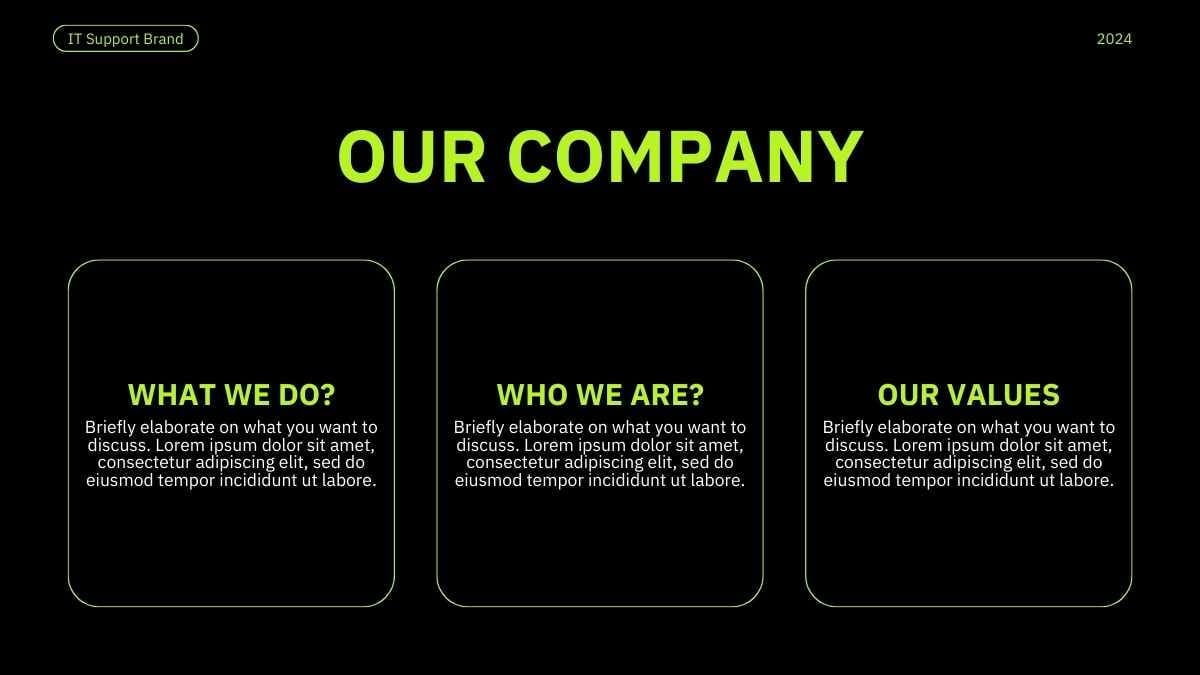 Green IT Support Company Brand Slides - slide 5