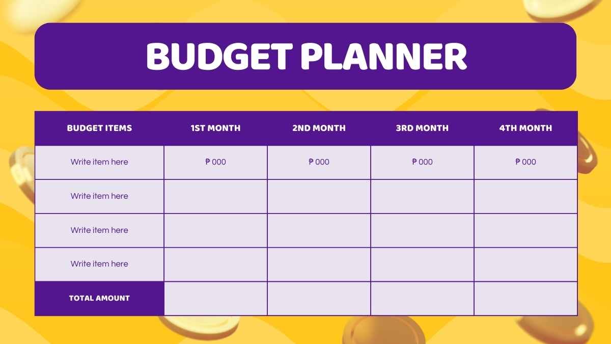 3D Monthly Saving Plan Slides - slide 7