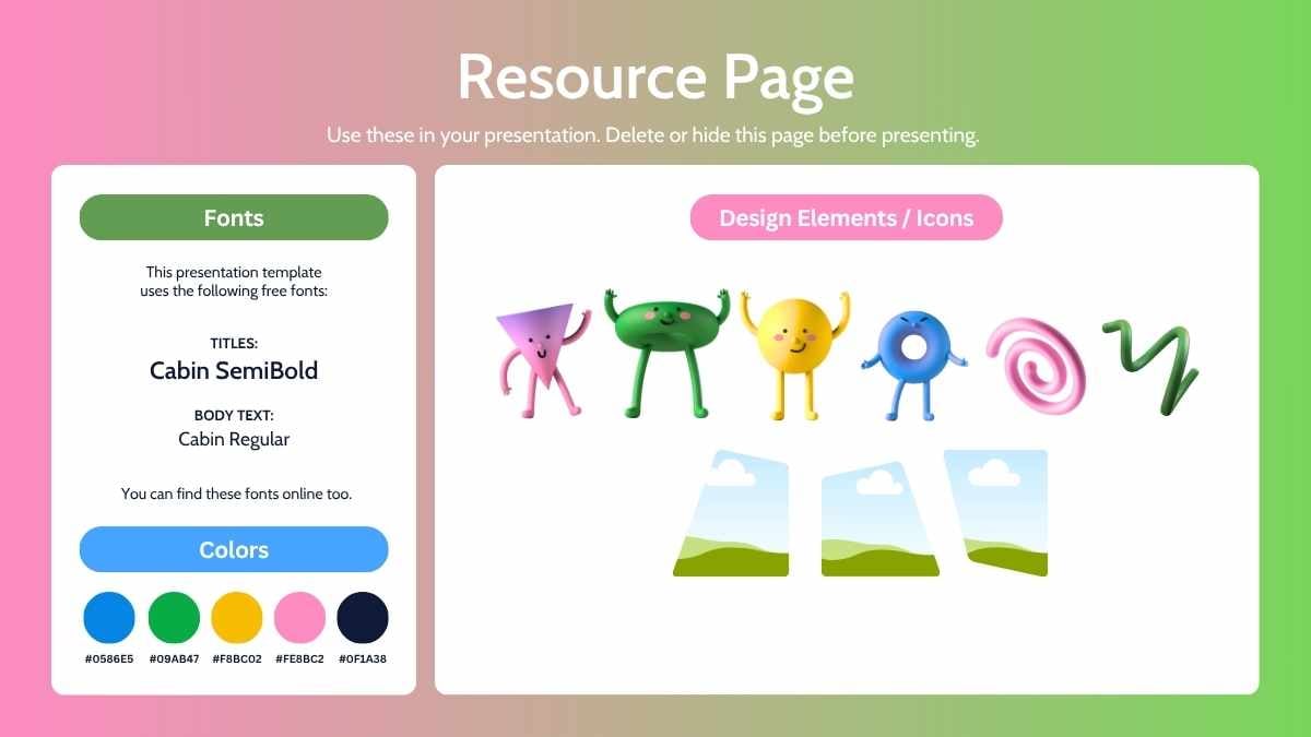 3D Noun Slides for Grade 1 - slide 15