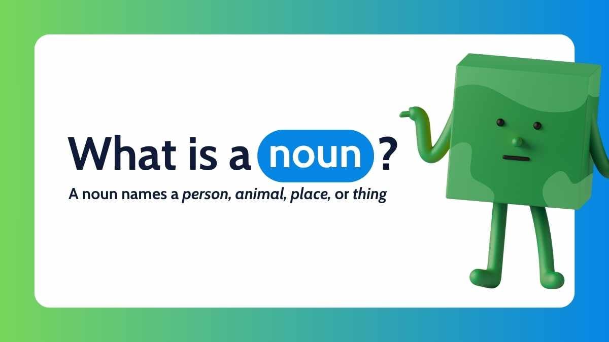 3D Noun Slides for Grade 1 - slide 3
