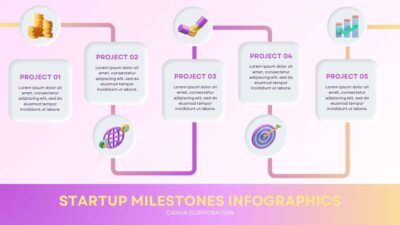 Slides Carnival Google Slides and PowerPoint Template 3D Startup Milestones Infographics 2
