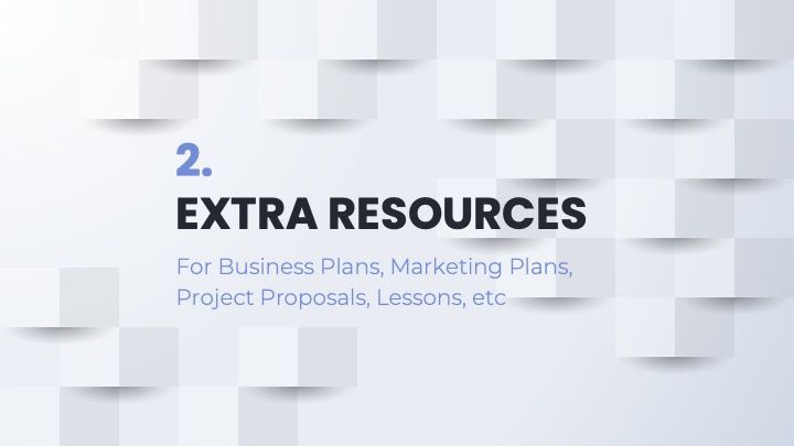 Plantilla para presentación blanca y geométrica de negocios - diapositiva 25