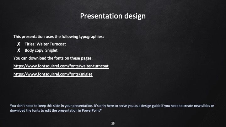 Plantilla de presentación con pizarra de escuela - diapositiva 24