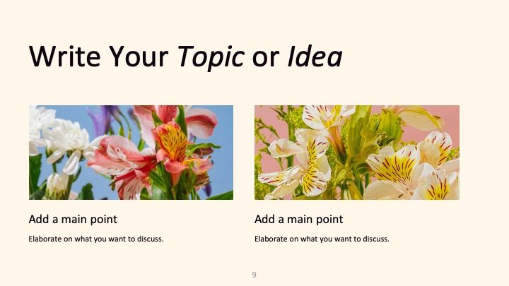 すばらしい植物のプレゼンテーションテンプレート - slide 8