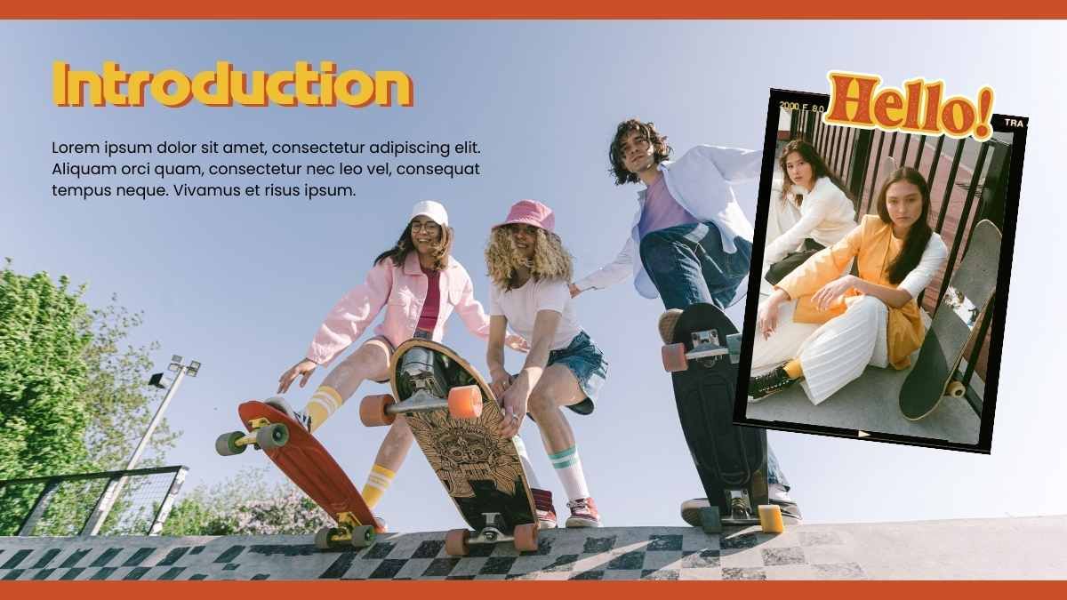 Clube de skate escolar dos anos 90 - slide 9