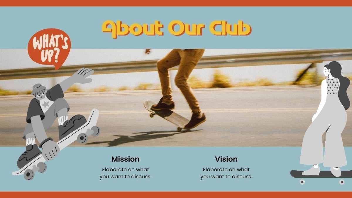 90s Retro School Skate Club - diapositiva 8