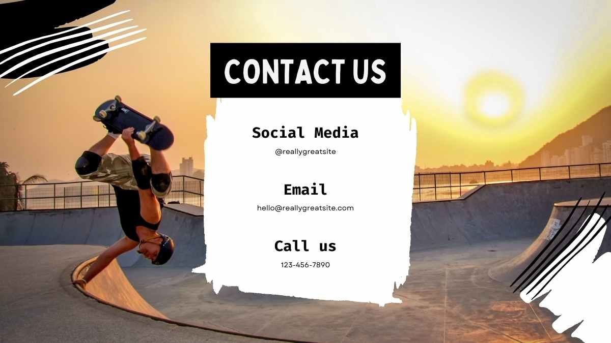 90s Skate Park Sports Presentation - slide 14