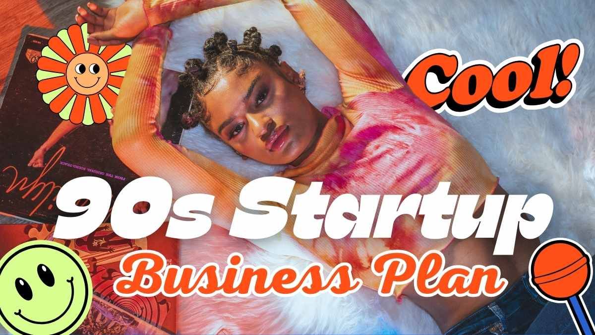 90s Startup Business Plan - slide 0