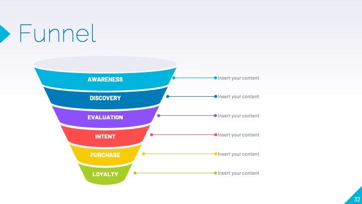 Plantilla para presentación azul de marketing - diapositiva 31
