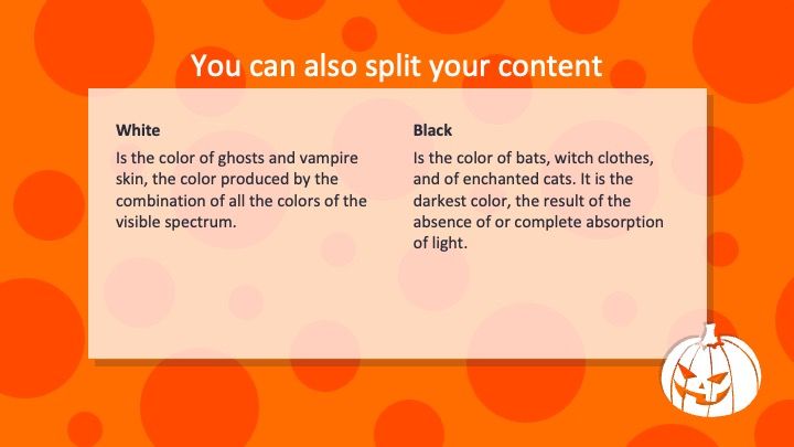 Plantilla para presentación de Halloween adorable - diapositiva 7