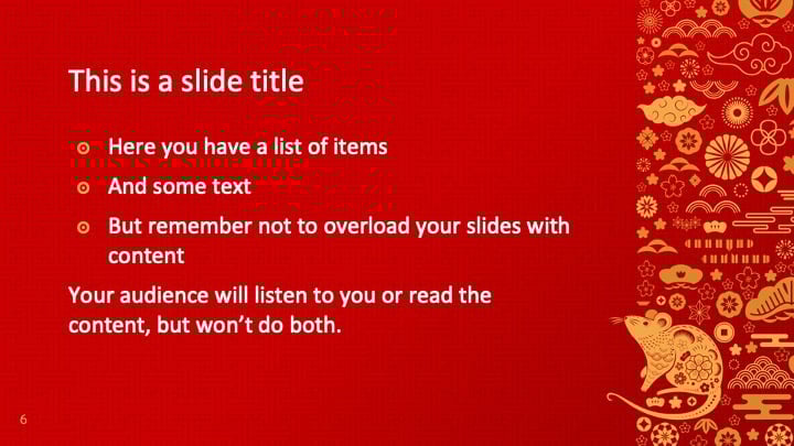 Chinese New Year 2020 (The Rat) Slides - slide 6