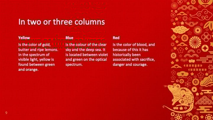 Chinese New Year 2020 (The Rat) Slides - slide 9
