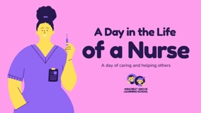 A Day in the Life of a Nurse Slides for Preschoolers 1