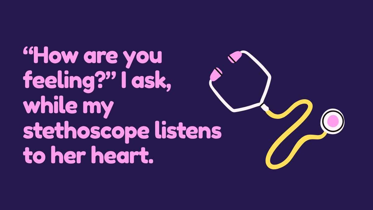 A Day in the Life of a Nurse Slides for Preschoolers - slide 6
