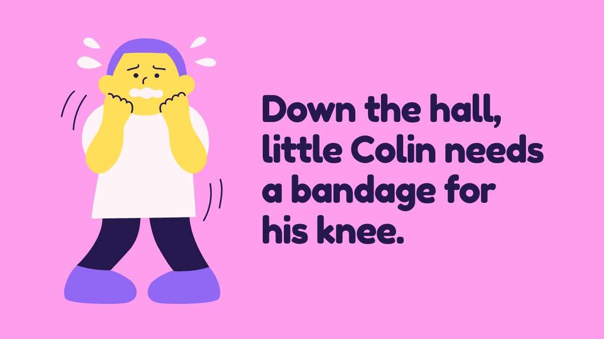 A Day in the Life of a Nurse Slides for Preschoolers - slide 7