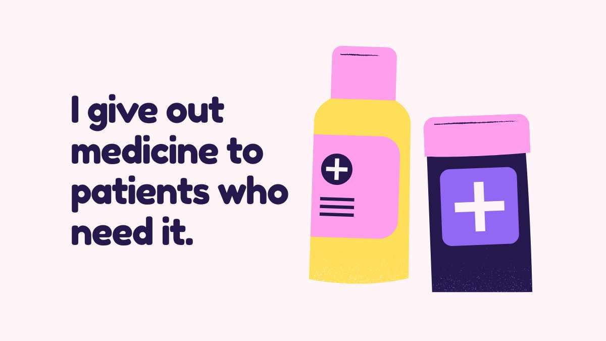 A Day in the Life of a Nurse Slides for Preschoolers - slide 9