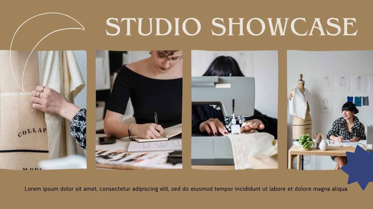 抽象的なファッションスタジオ写真アルバム - slide 11